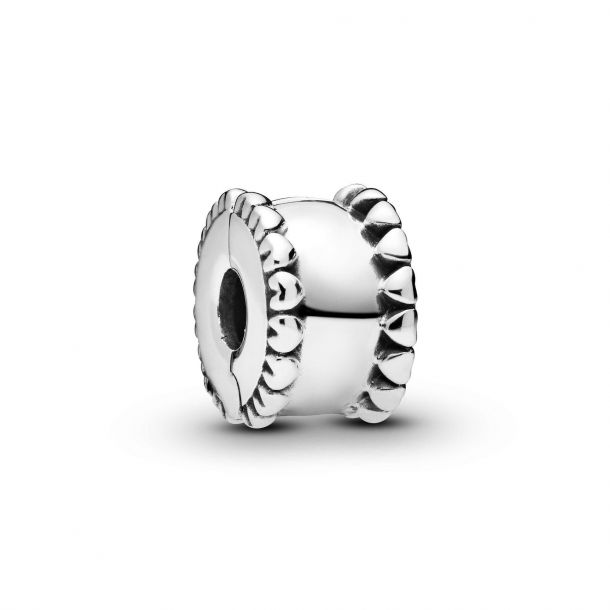 Pandora Beaded Hearts Clip Charm