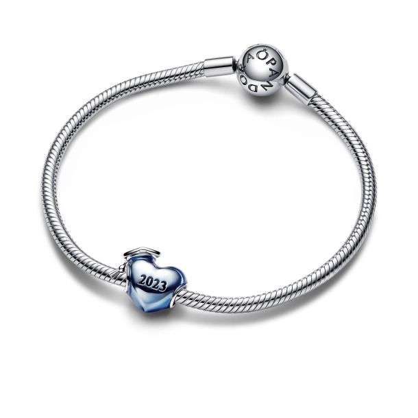 Pandora Blue 2023 Graduation Heart Charm REEDS Jewelers