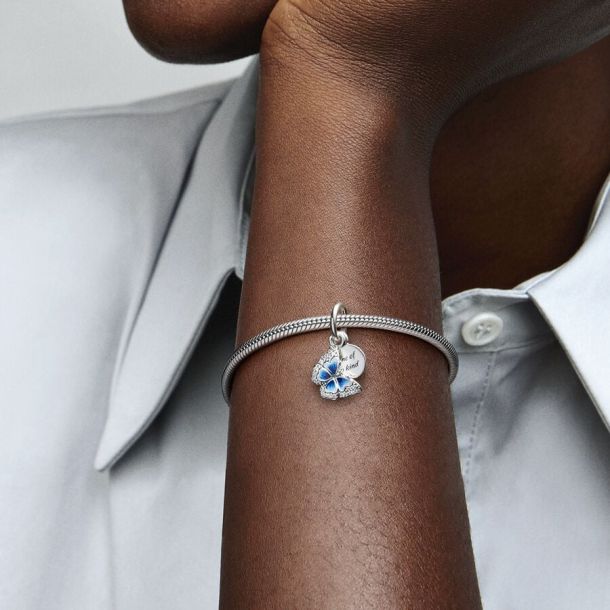Pandora blue butterfly wing charm shop