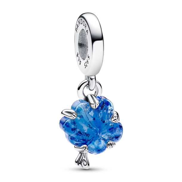 Pandora Blue Murano Glass Family Tree Dangle Charm REEDS Jewelers