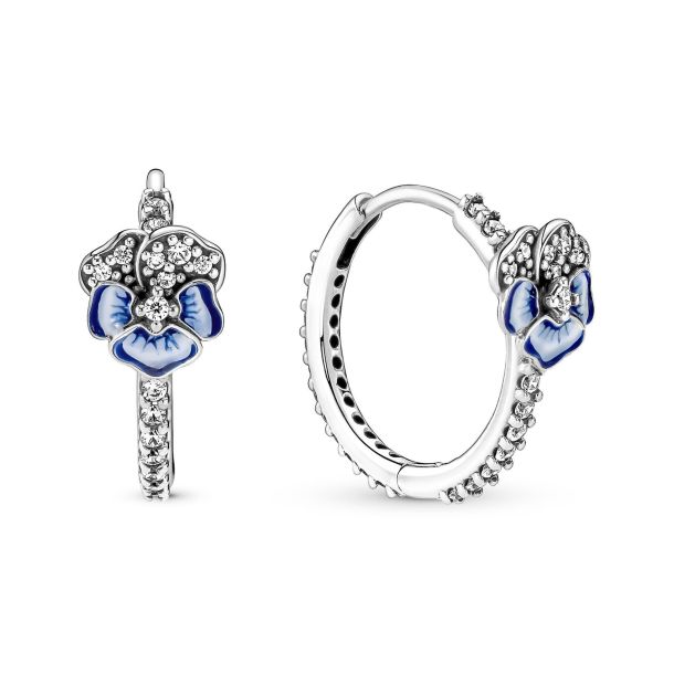Pandora deals floral earrings