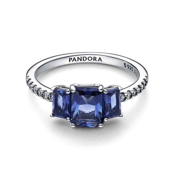 Blue stone hotsell ring pandora