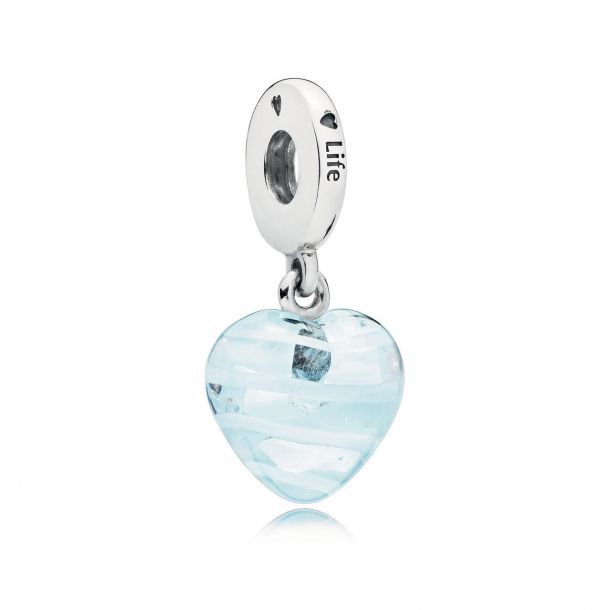 Pandora ribbon heart charm shop