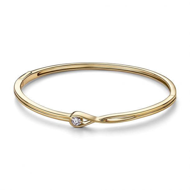 Pandora two tone bangle on sale