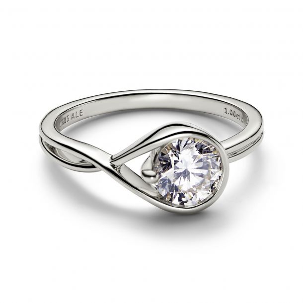 Pandora engagement rings white gold discount