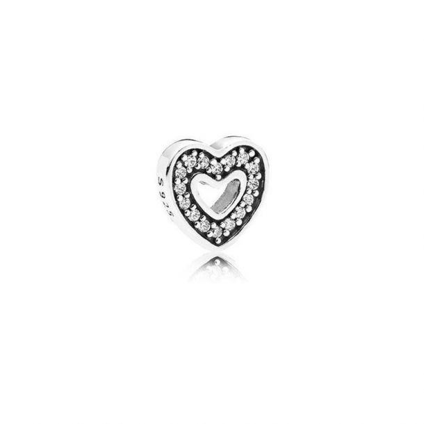 Pandora Captured Heart Petite Locket Charm