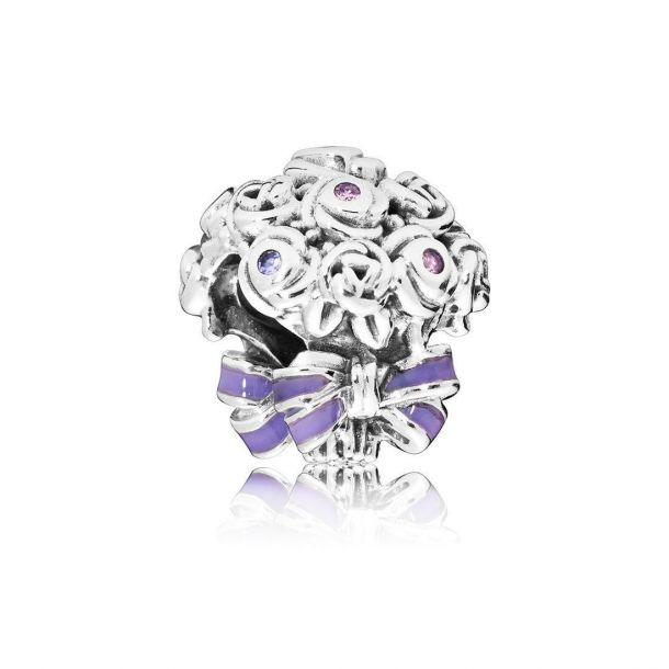 Pandora flower bouquet charm deals