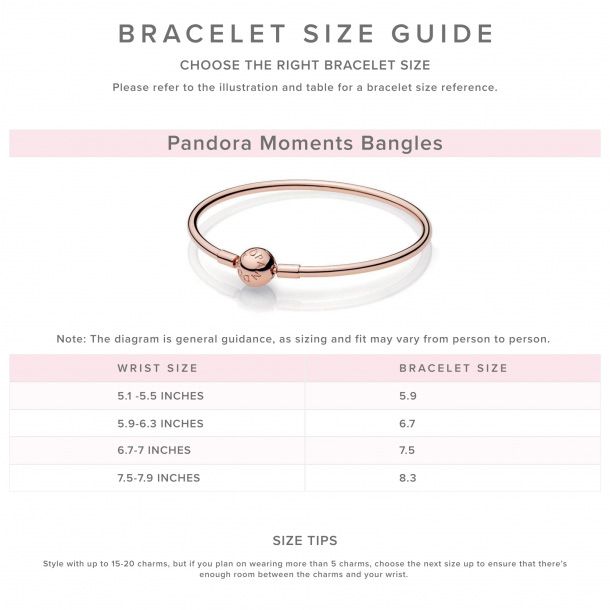Pandora Celestial Heart Clasp Bangle Bracelet REEDS Jewelers