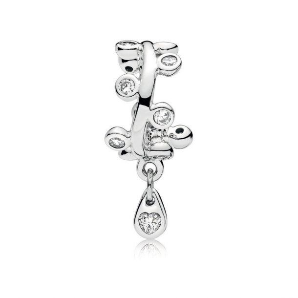 PANDORA Chandelier Droplets Dangle Charm Clear Cubic Zirconia REEDS Jewelers