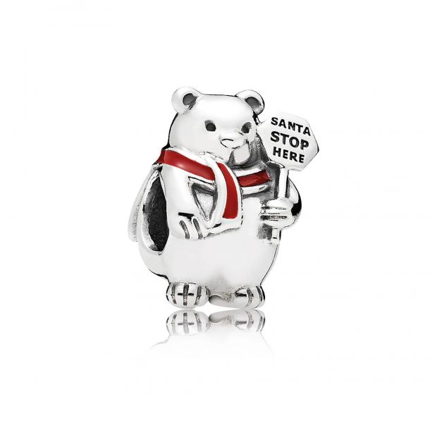 Pandora christmas teddy bear charm new arrivals