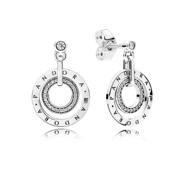 Pandora circle drop earrings hotsell