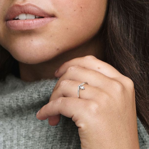 Pandora classic wish ring discount