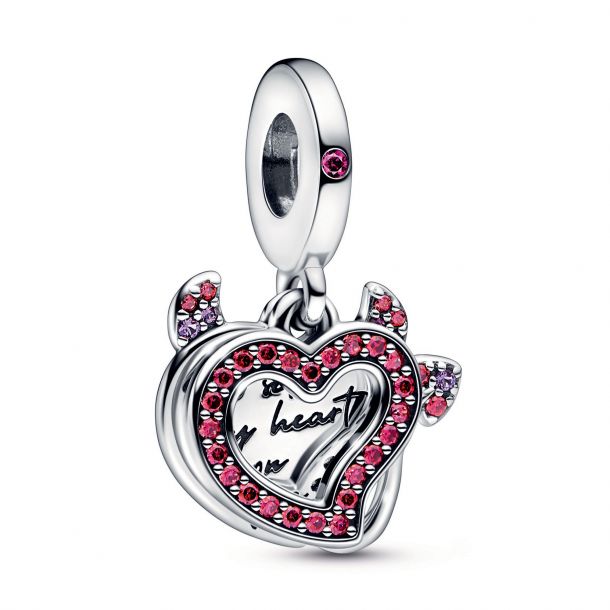 Pandora ME Little Devil Mini Dangle Charm, Sterling silver