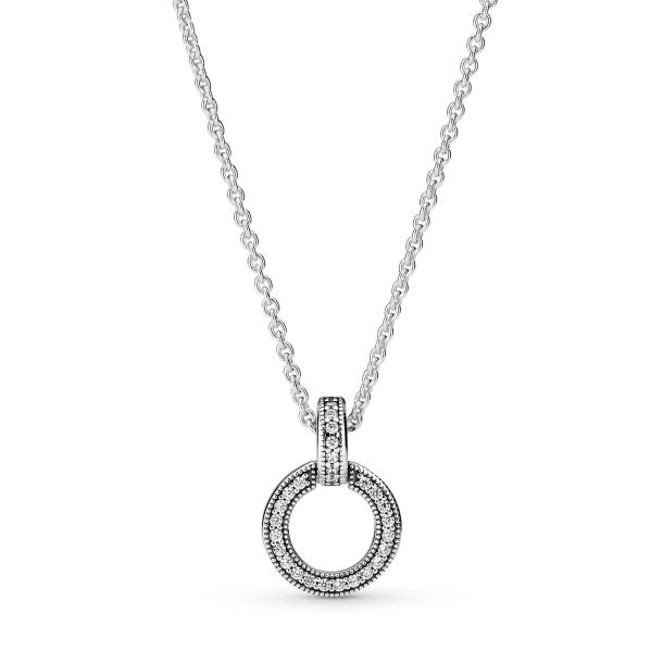 Pandora round necklace hotsell