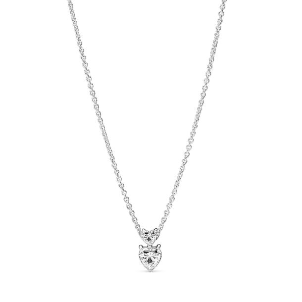Pandora twisted shop heart necklace