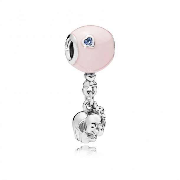 Pink elephant charm deals