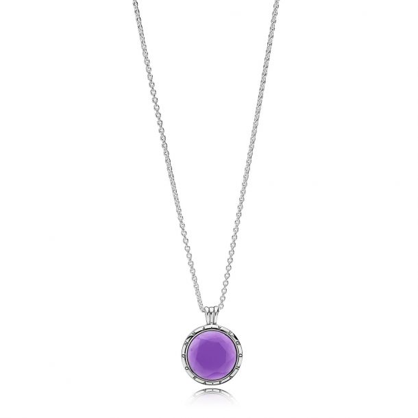 Purple locket pandora sale