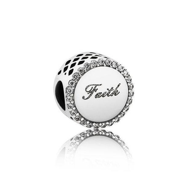 Pandora symbol of faith charm clearance