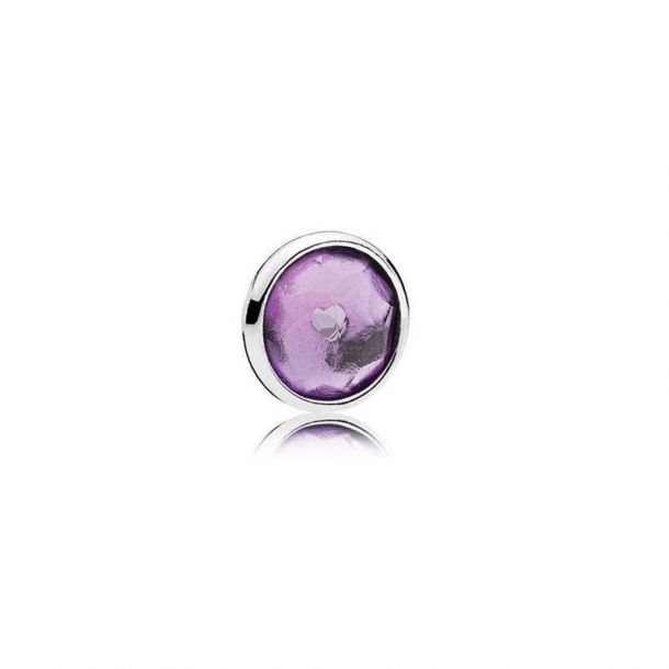 kabel hydrogen føderation Pandora February Droplet Petite Locket Charm | REEDS Jewelers