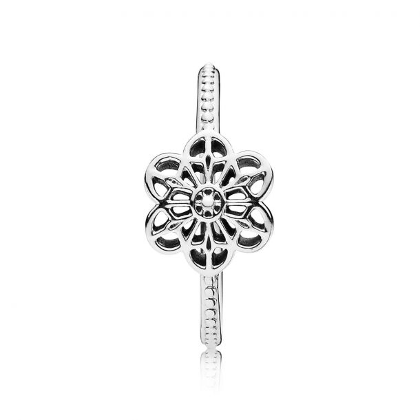 Pandora floral daisy lace ring sale