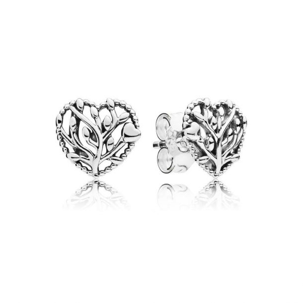 Pandora Flourishing Hearts Stud Earrings