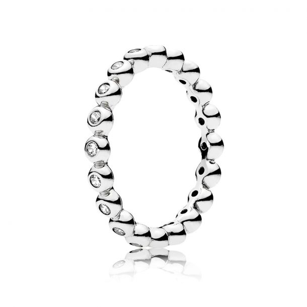 Ed dæmning Modtager PANDORA For Eternity Ring, Clear Cubic Zirconia | REEDS Jewelers