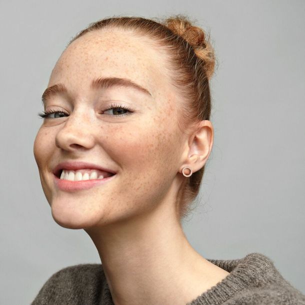 Pandora forever earrings rose gold sales