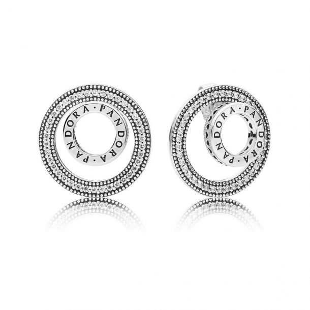 Forever pandora signature earrings new arrivals