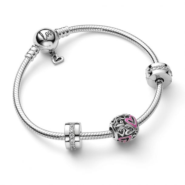 Pandora Free Heart Bracelet Gift Set 7.1inches