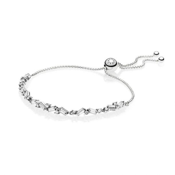 Silver sliding bracelet pandora on sale