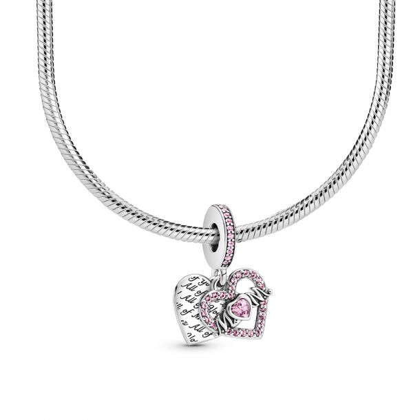 sikring Mutton husmor Pandora Heart & Mom Charm Necklace Set | REEDS Jewelers