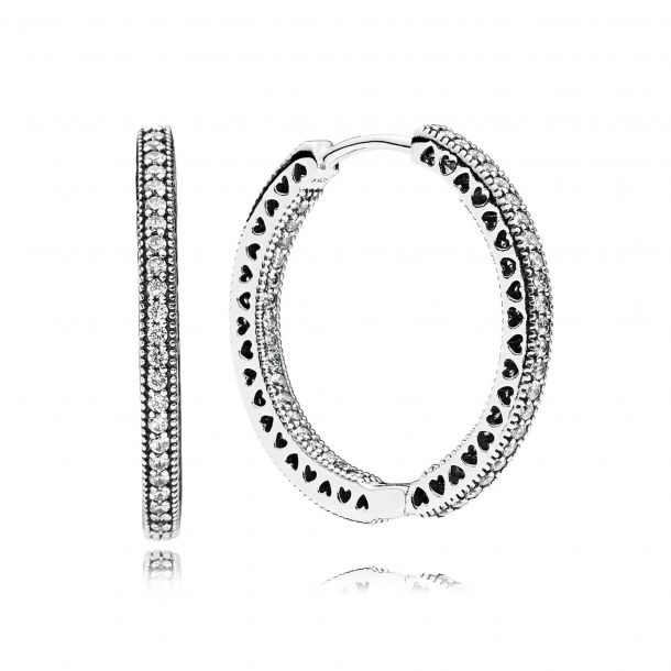 Pandora hearts of pandora hoop discount earrings