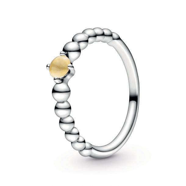 Pandora Honey Beaded Ring Size 6 REEDS Jewelers