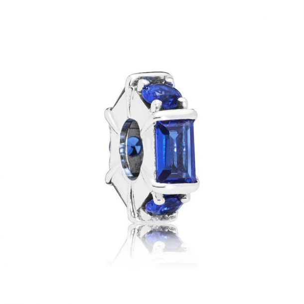 Pandora Ice Sculpture Spacer Blue Crystal