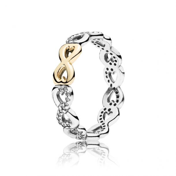 Pandora infinity on sale heart ring