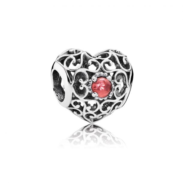 Pandora garnet charm online