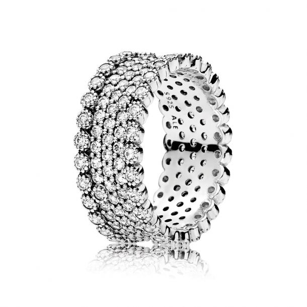 Lavish sparkle ring clear cz outlet