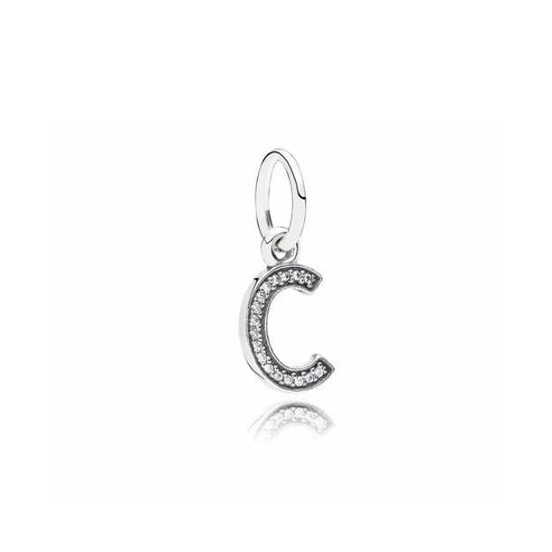Letter c charm pandora hotsell