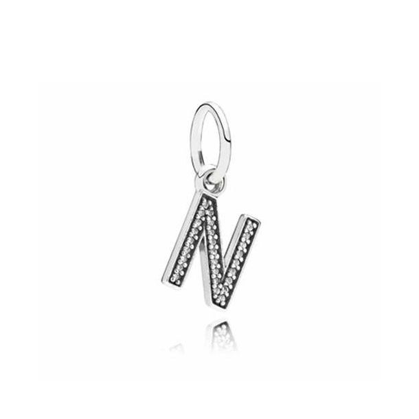 PANDORA Letter N Dangle Charm