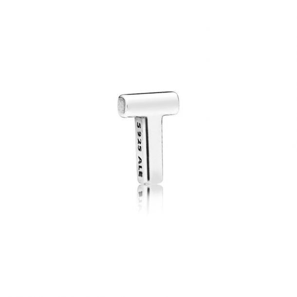 Pandora charm letter t top