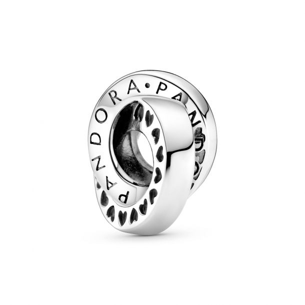 Pandora Logo Heart Bands Spacer Charm