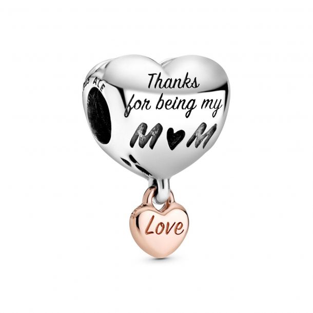 Pandora love mom charm 2025