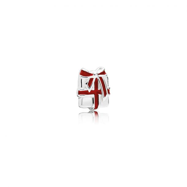 Pandora Loving Gift Petite Locket Charm Berry Red Enamel