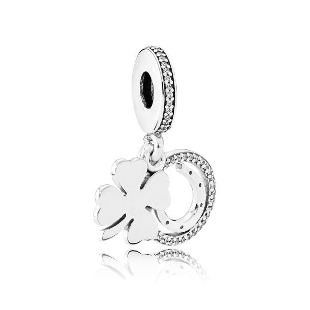 Pandora Lucky Day Dangle Charm Clear Cubic Zirconia
