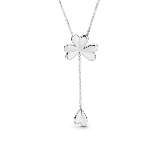 Pandora four leaf clover necklace deals