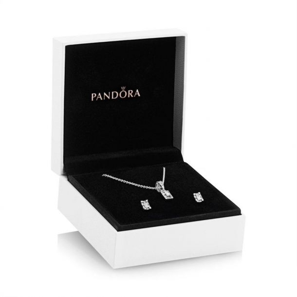 Pandora Luminous Ice Necklace Gift Set REEDS Jewelers