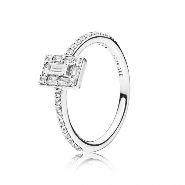 Pandora Luminous Ice Ring, Clear Cubic Zirconia