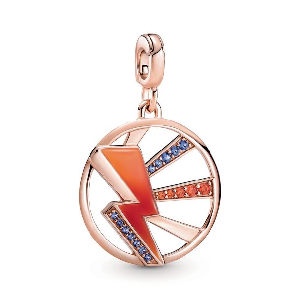 Pandora ME Light Me Up Medallion, Rose Gold-Plated | REEDS Jewelers