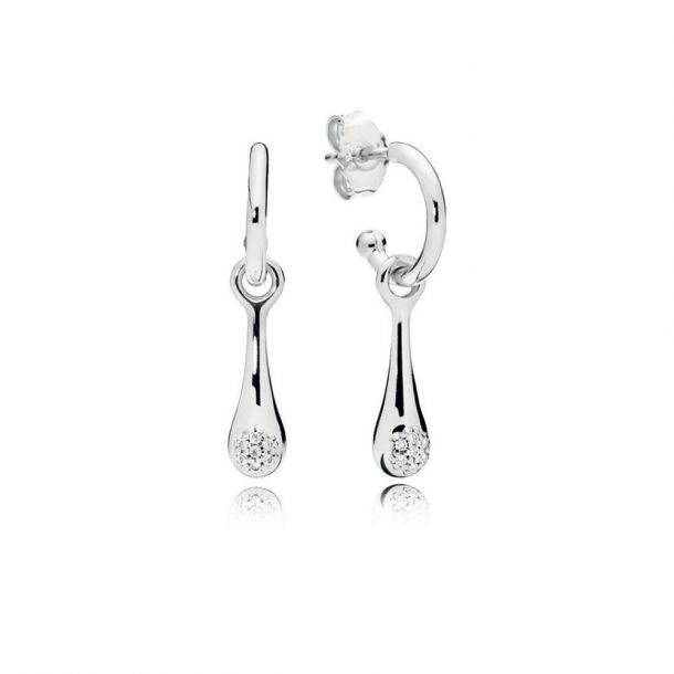 Pandora Modern LovePods Earrings Clear Cubic Zirconia