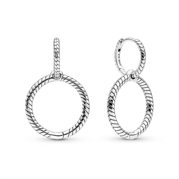 Pandora Charm Hoop Earrings | REEDS Jewelers